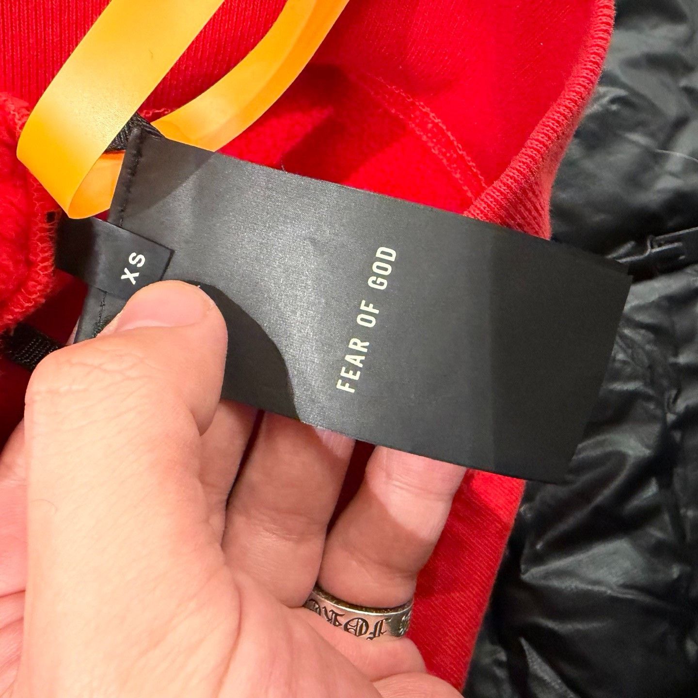 Fear of God Fear of God 7th Season Vintage Red Hoodie Size US XS / EU 42 / 0 - 5 Thumbnail