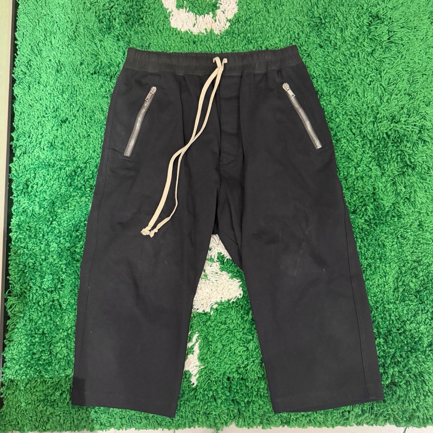 Rick Owens Rick Owens 2020 Main Line Cropped Cotton Pants Size US 34 / EU 50 - 6 Thumbnail