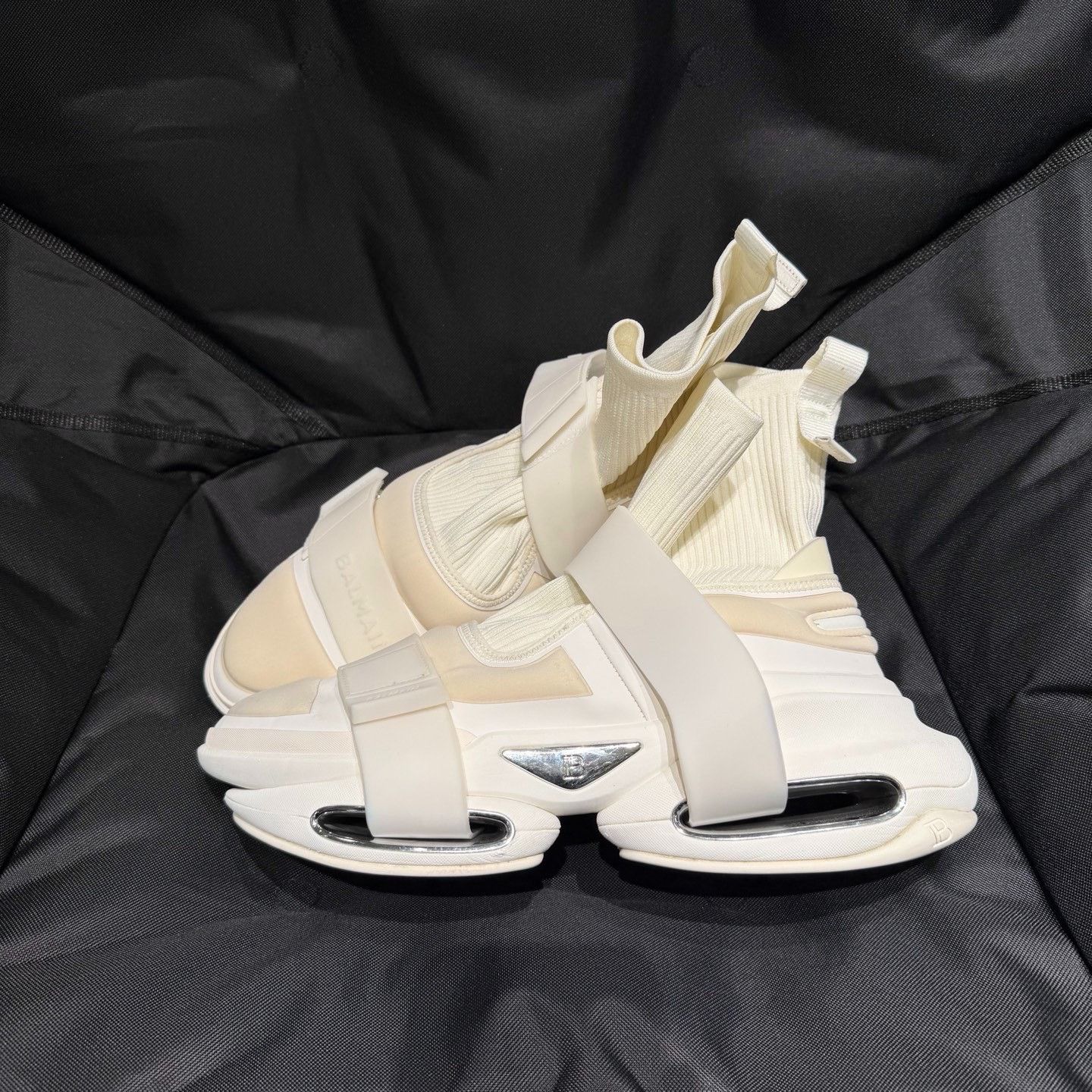 Balmain Balmain White Mid-Calf Casual Shoes Size US 11 / EU 44 - 2 Thumbnail