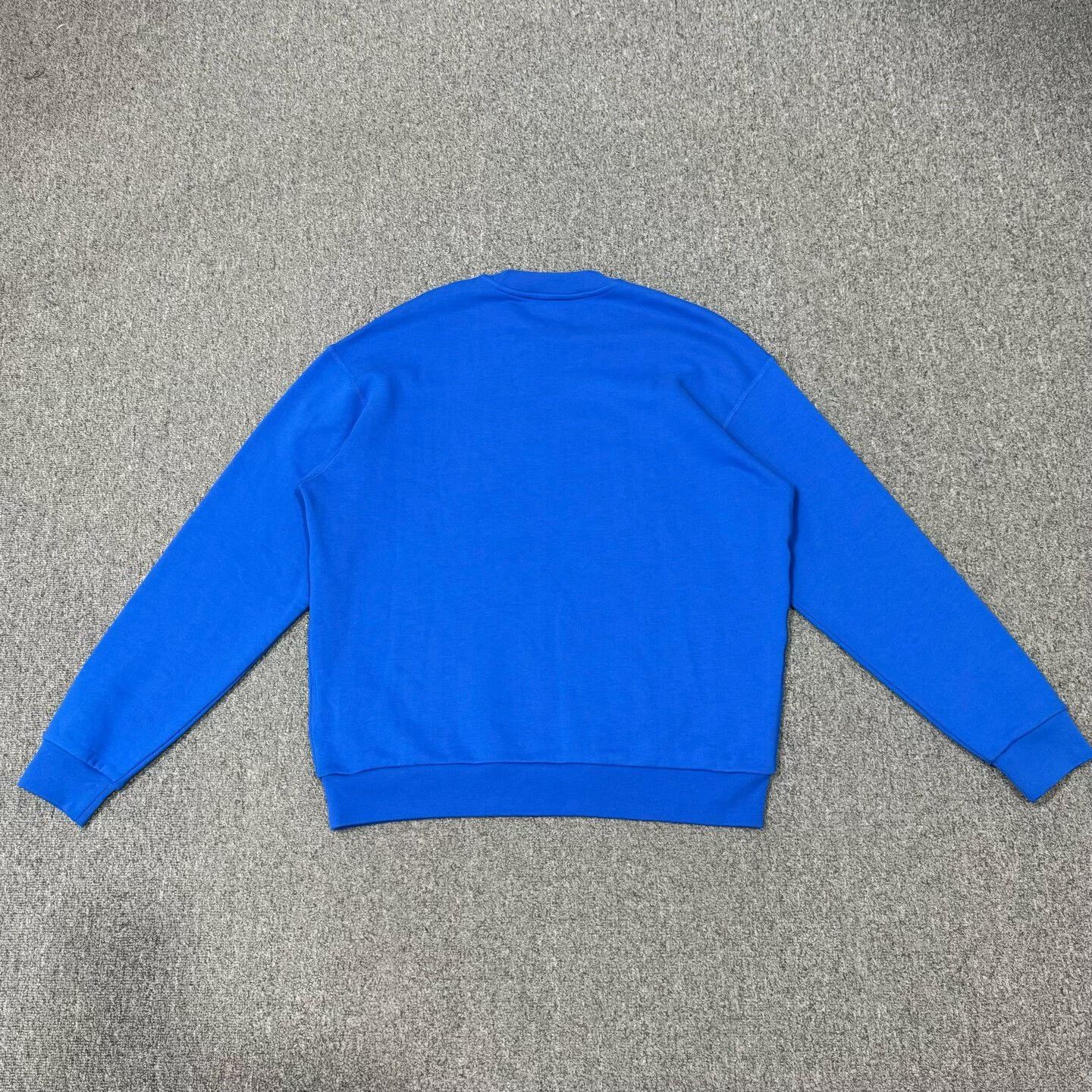 Moncler Moncler Blue Chest Logo Long-Sleeve Sweatshirt Size US L / EU 52-54 / 3 - 2 Thumbnail