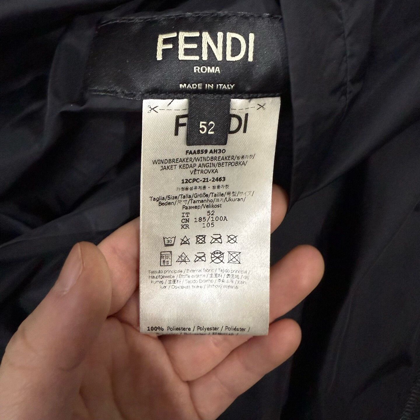 Fendi Fendi Double F Tie-Dye Reversible Zip Jacket Size US L / EU 52-54 / 3 - 5 Thumbnail
