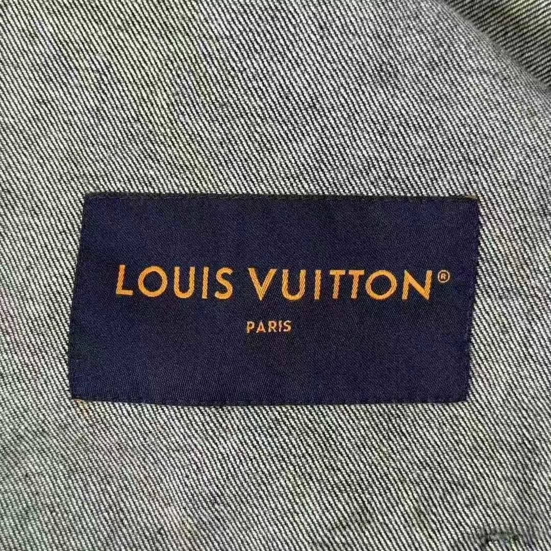 Louis Vuitton LV 2024 Seaweed Print Blue Denim Jacket Size US L / EU 52-54 / 3 - 3 Thumbnail