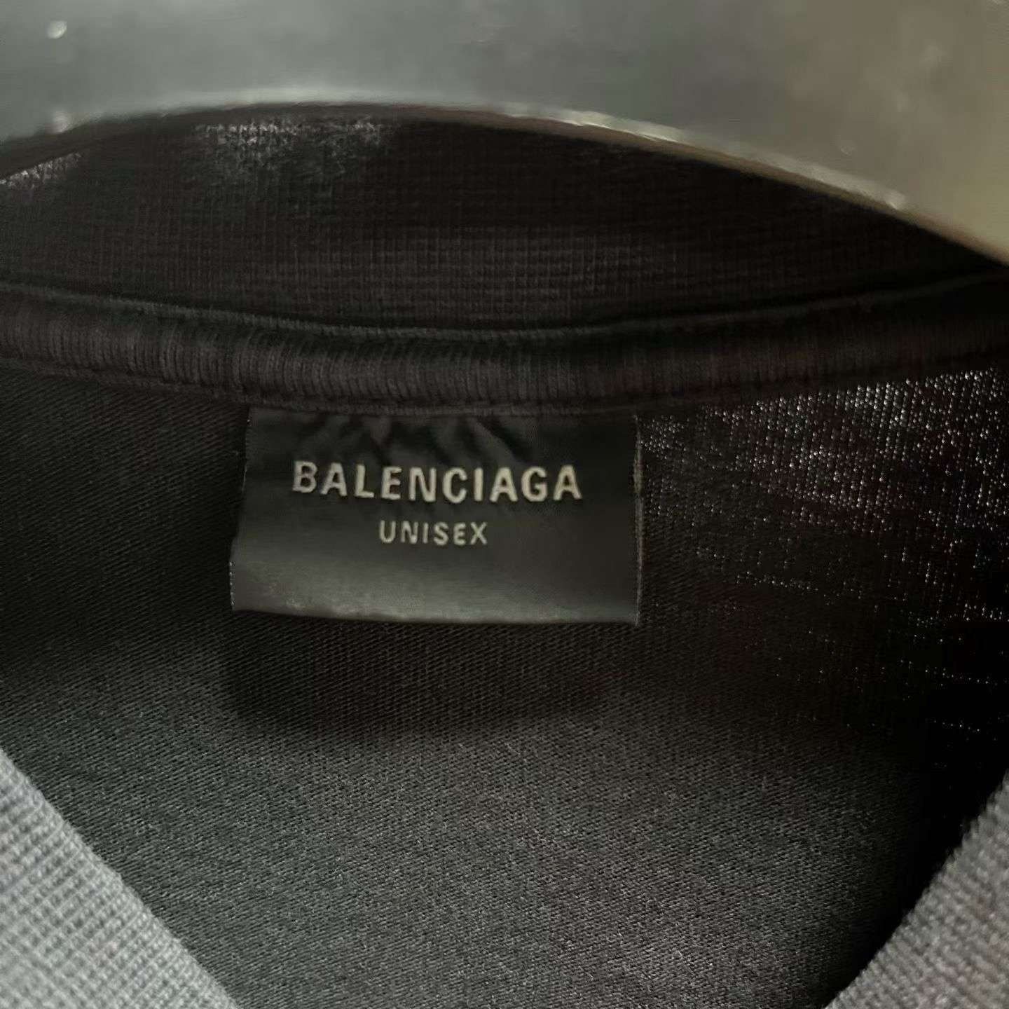 Balenciaga Balenciaga Black Logo Round-Neck T-Shirt Size US S / EU 44-46 / 1 - 3 Thumbnail