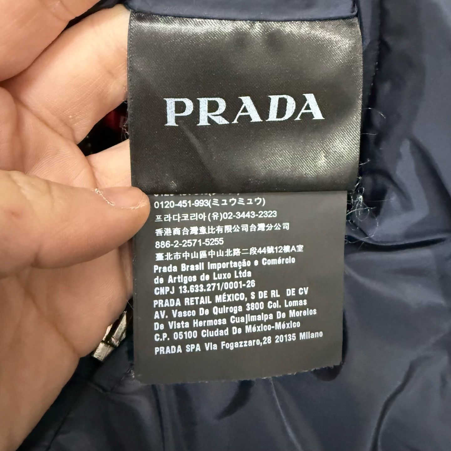 Prada Prada Reversible Red Blue Cotton Jacket Size US S / EU 44-46 / 1 - 4 Thumbnail