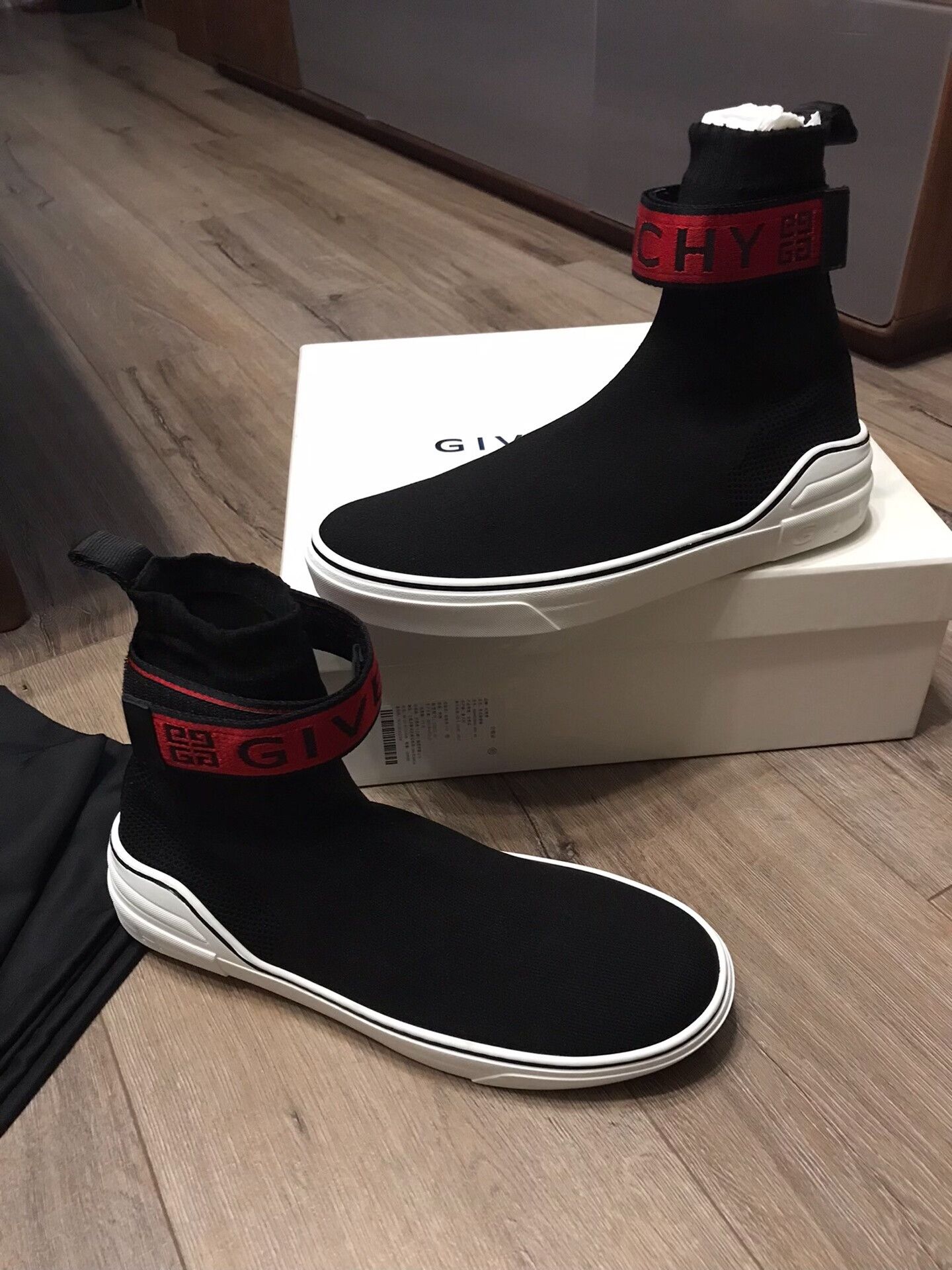 Givenchy Givenchy Black Sock Shoes Size US 10 / EU 43 - 6 Thumbnail