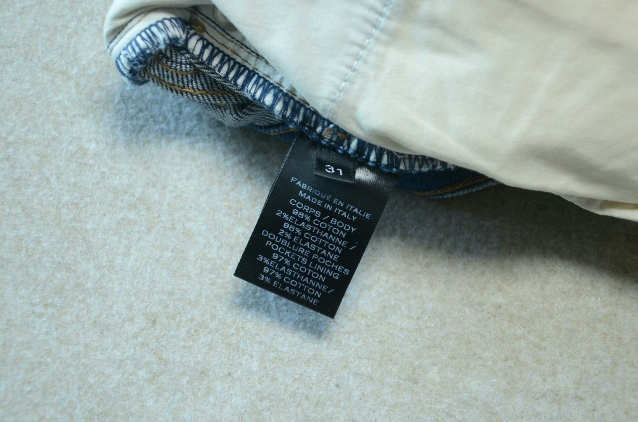 Balmain Balmain Classic Knee Fold Biker Jeans Size US 31 - 8 Thumbnail