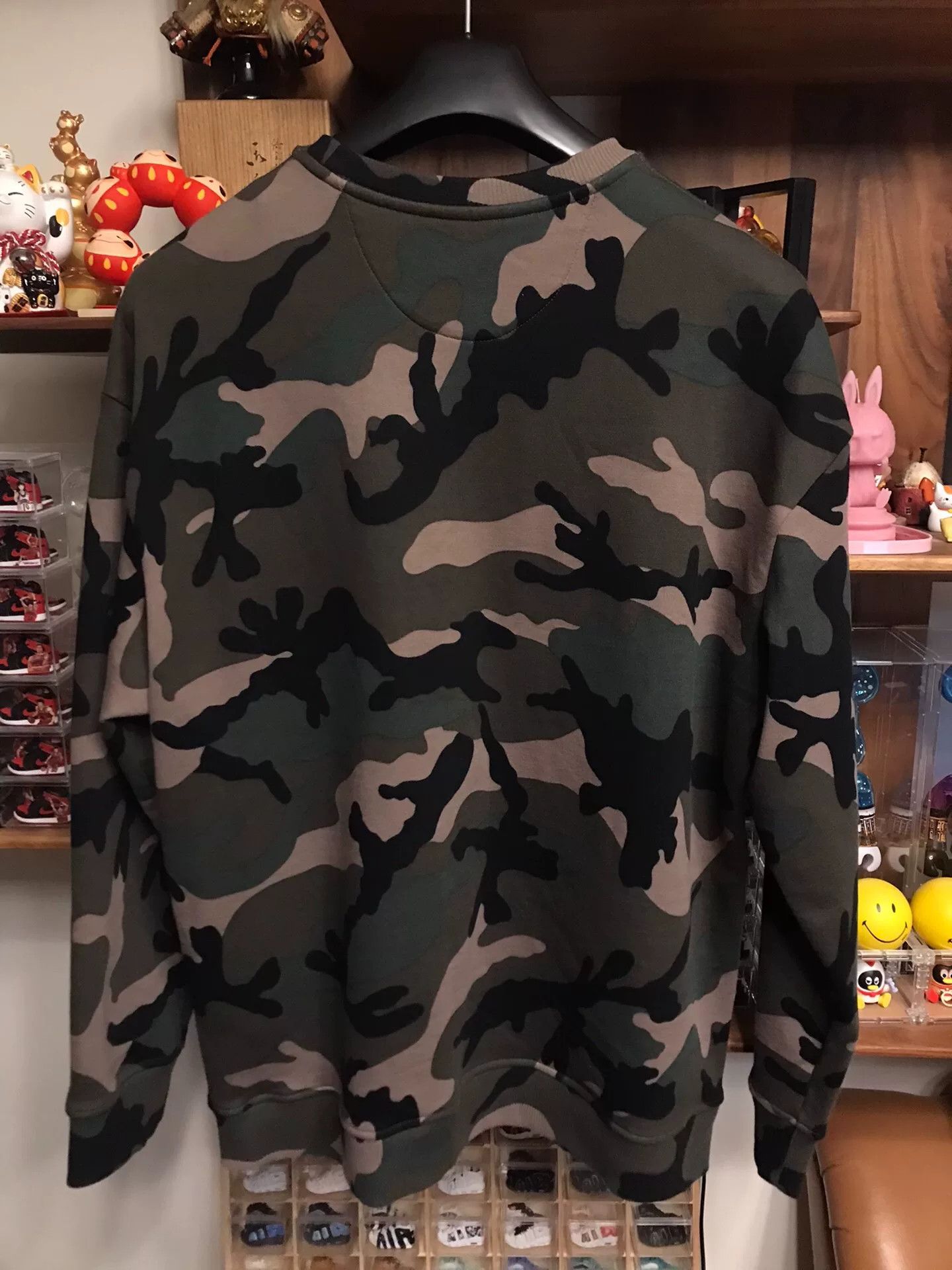 Valentino Valentino Camouflage Leather Pocket Sweatshirt Size US S / EU 44-46 / 1 - 2 Thumbnail