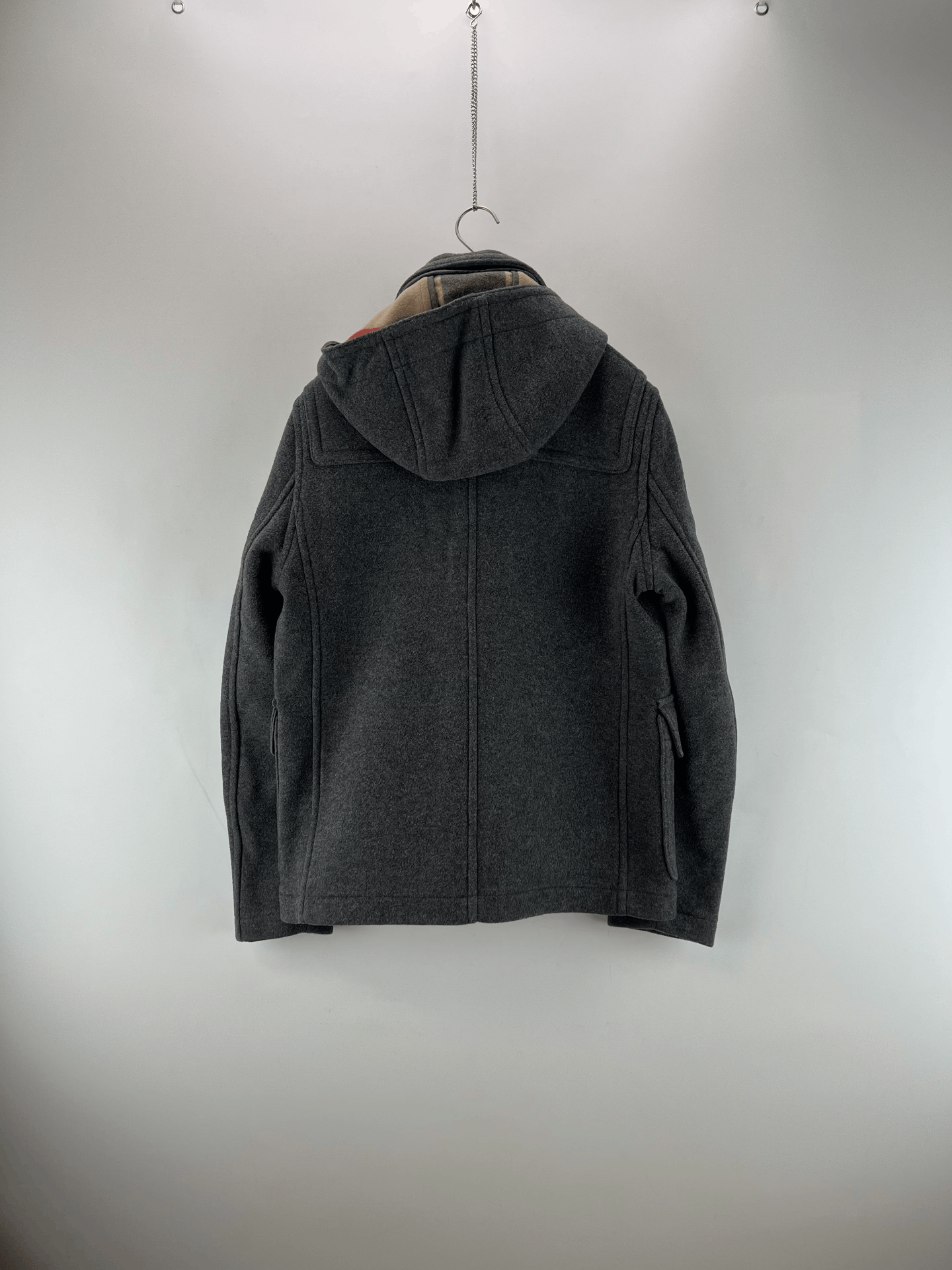 Burberry Burberry Brit Gray Wool Coat M Size US M / EU 48-50 / 2 - 2 Thumbnail