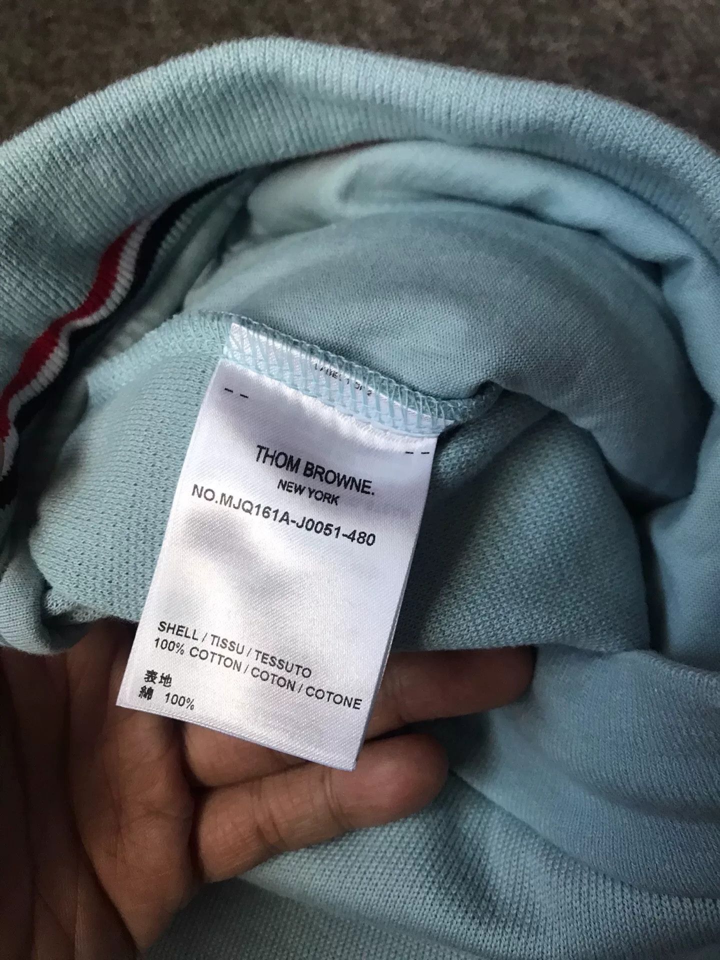 Thom Browne Thom Browne Light Blue Cotton Shorts Size US 26 / EU 42 - 6 Thumbnail