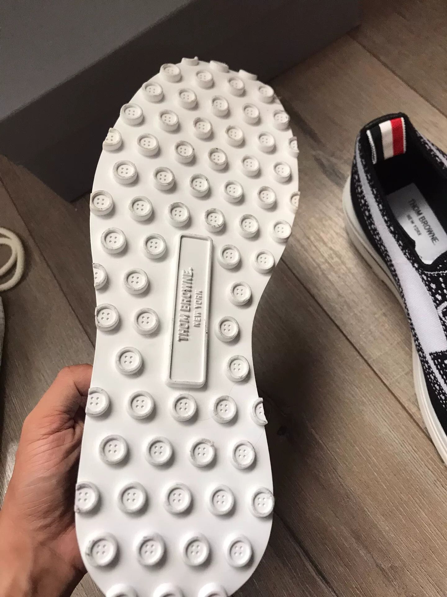 Thom Browne Black White Casual Shoes