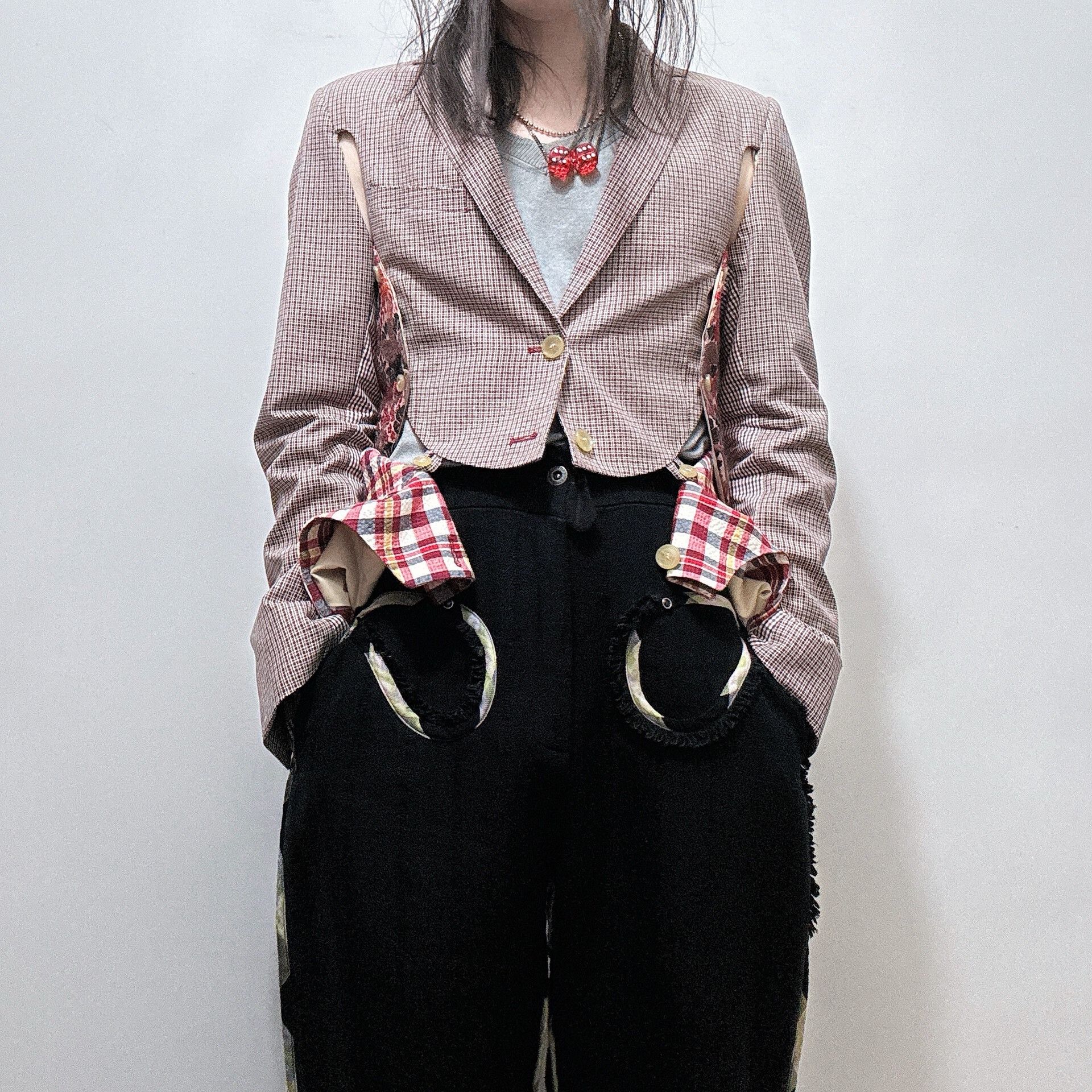 Walter Van Beirendonck Walter Van Beirendonck Gray Embroidered Jacket Size US M / EU 48-50 / 2 - 3 Thumbnail