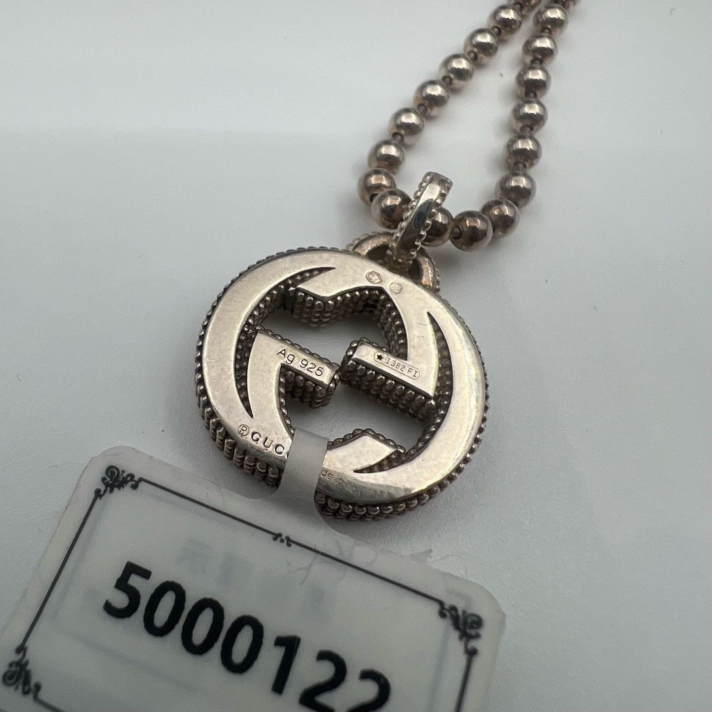 Gucci Gucci Silver Double G Necklace Size ONE SIZE - 3 Thumbnail