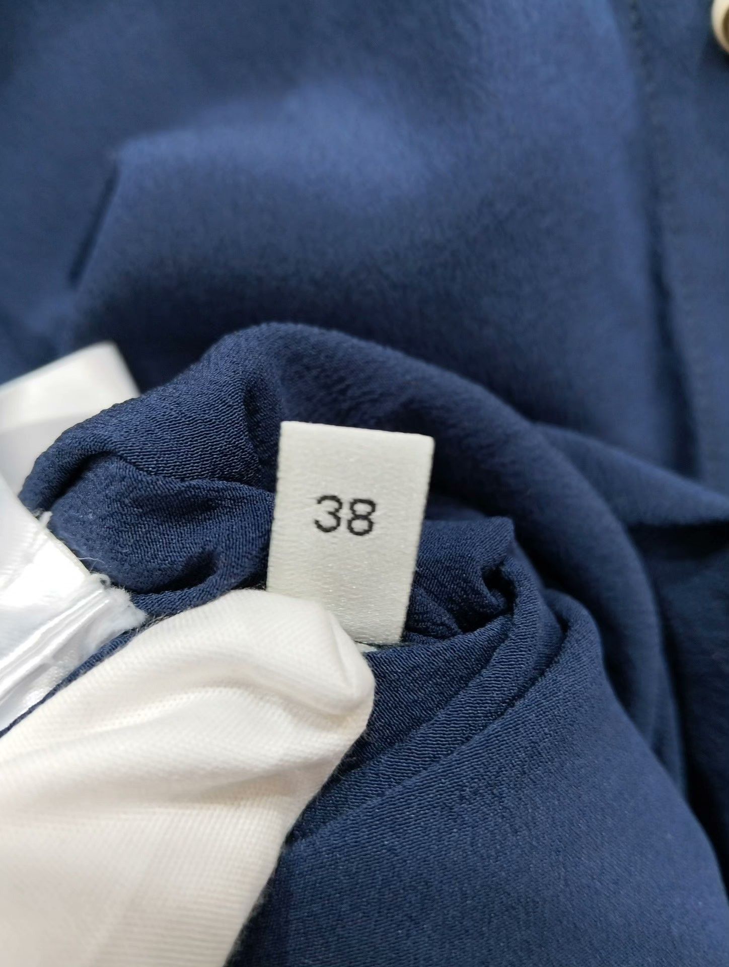 Gucci Gucci Blue Button-Up Shirt Size S / US 4 / IT 40 - 5 Thumbnail