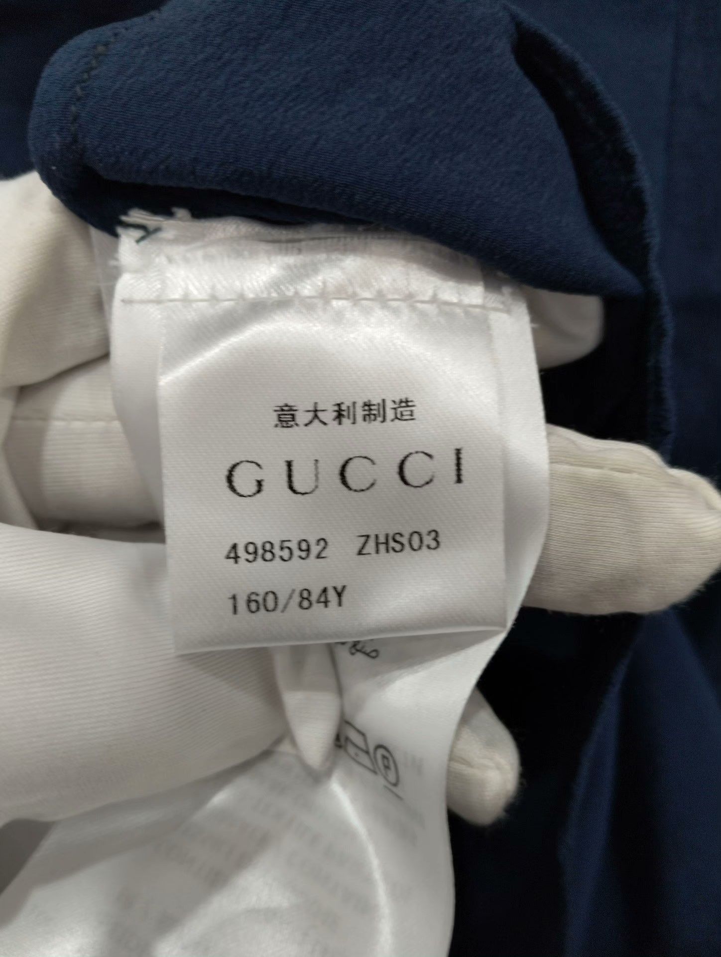 Gucci Gucci Blue Button-Up Shirt Size S / US 4 / IT 40 - 6 Thumbnail