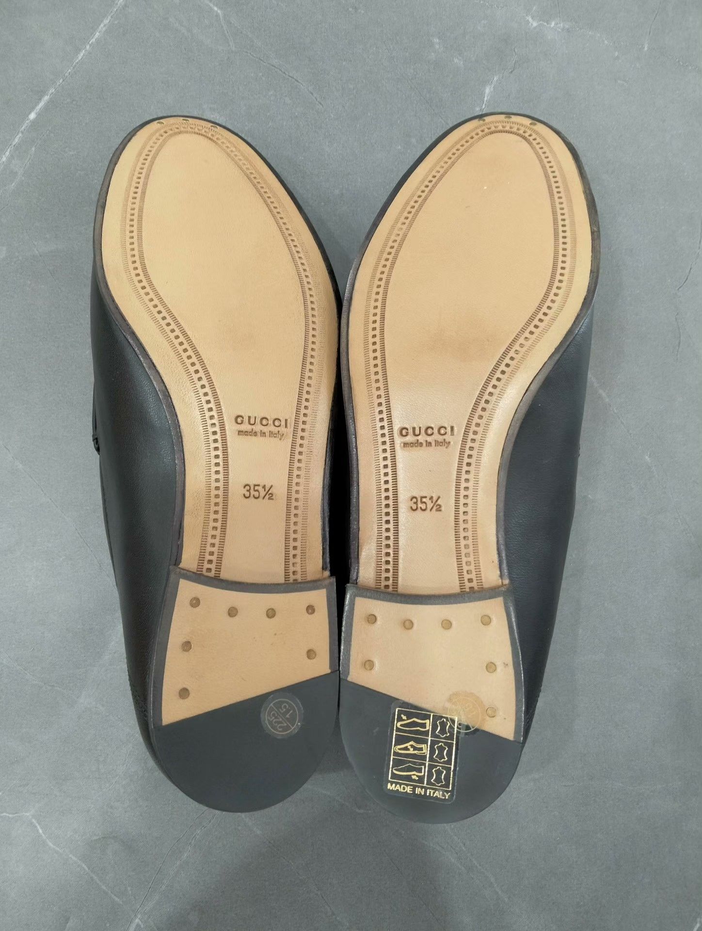 Gucci Gucci Black Leather Horsebit Loafers Size US 4.5 / IT 34.5 - 5 Thumbnail