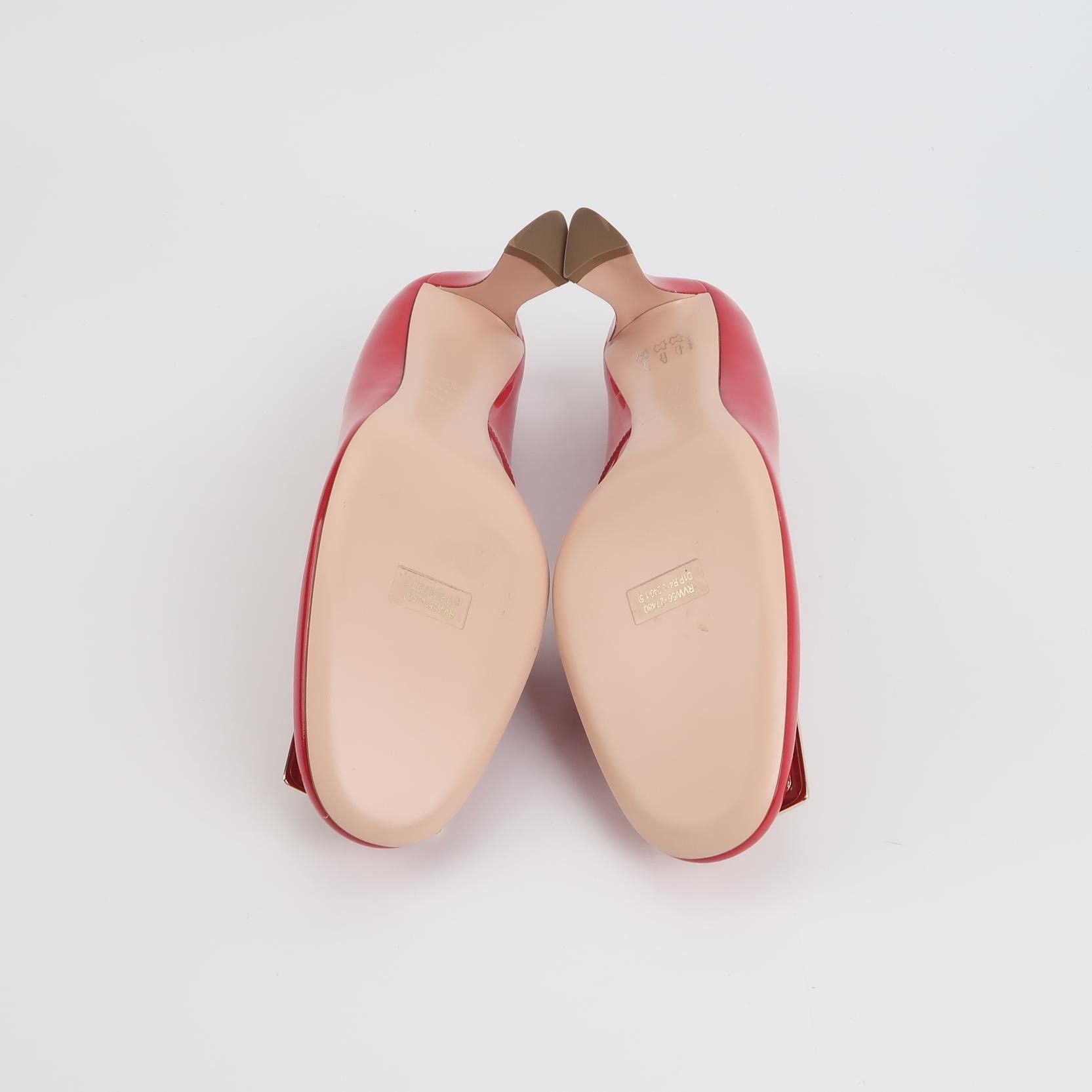 Roger Vivier Roger Vivier Red High Heels Size US 7.5 / IT 37.5 - 4 Thumbnail