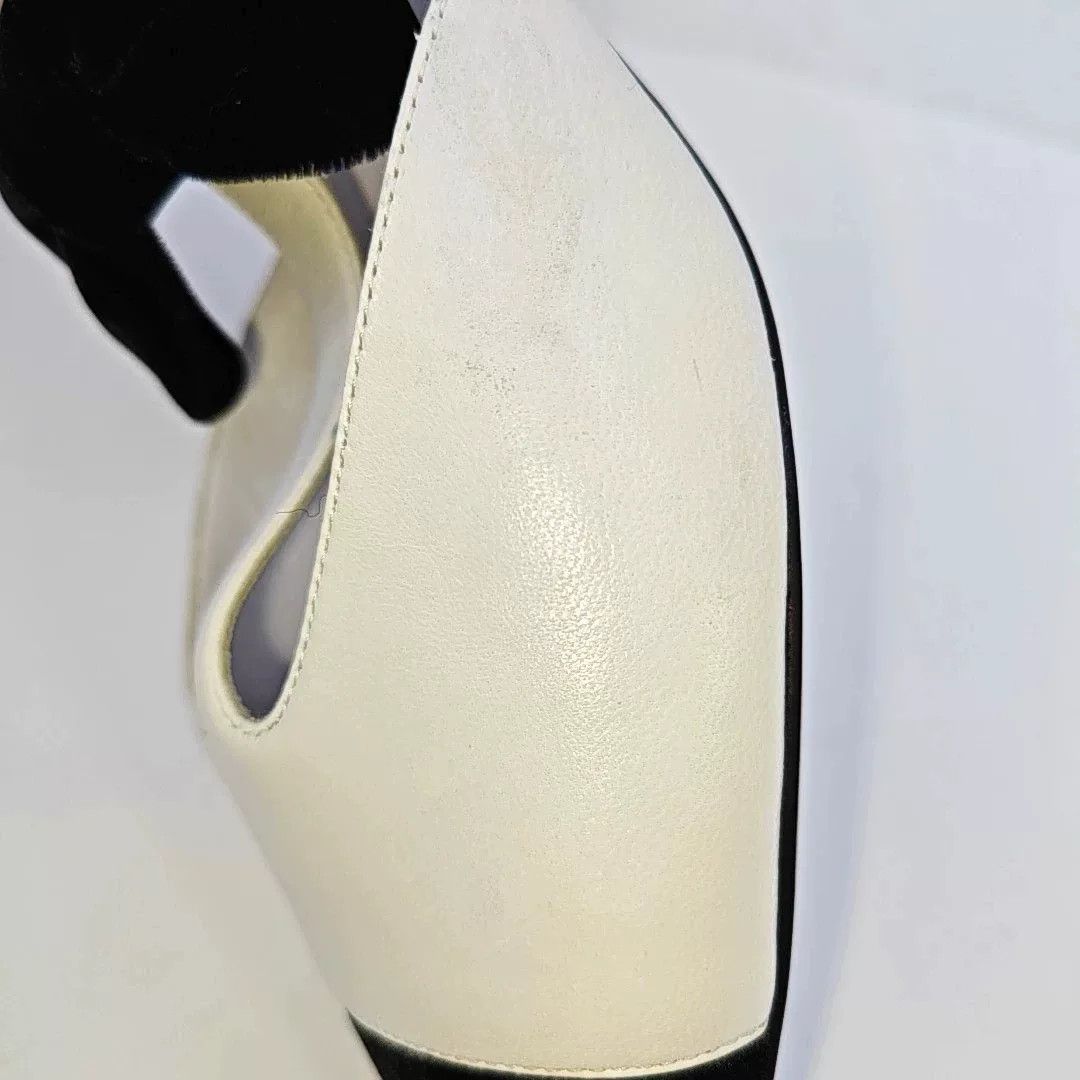 Chanel Chanel Black Bow Block Heel Pumps Size US 8 / IT 38 - 8 Thumbnail