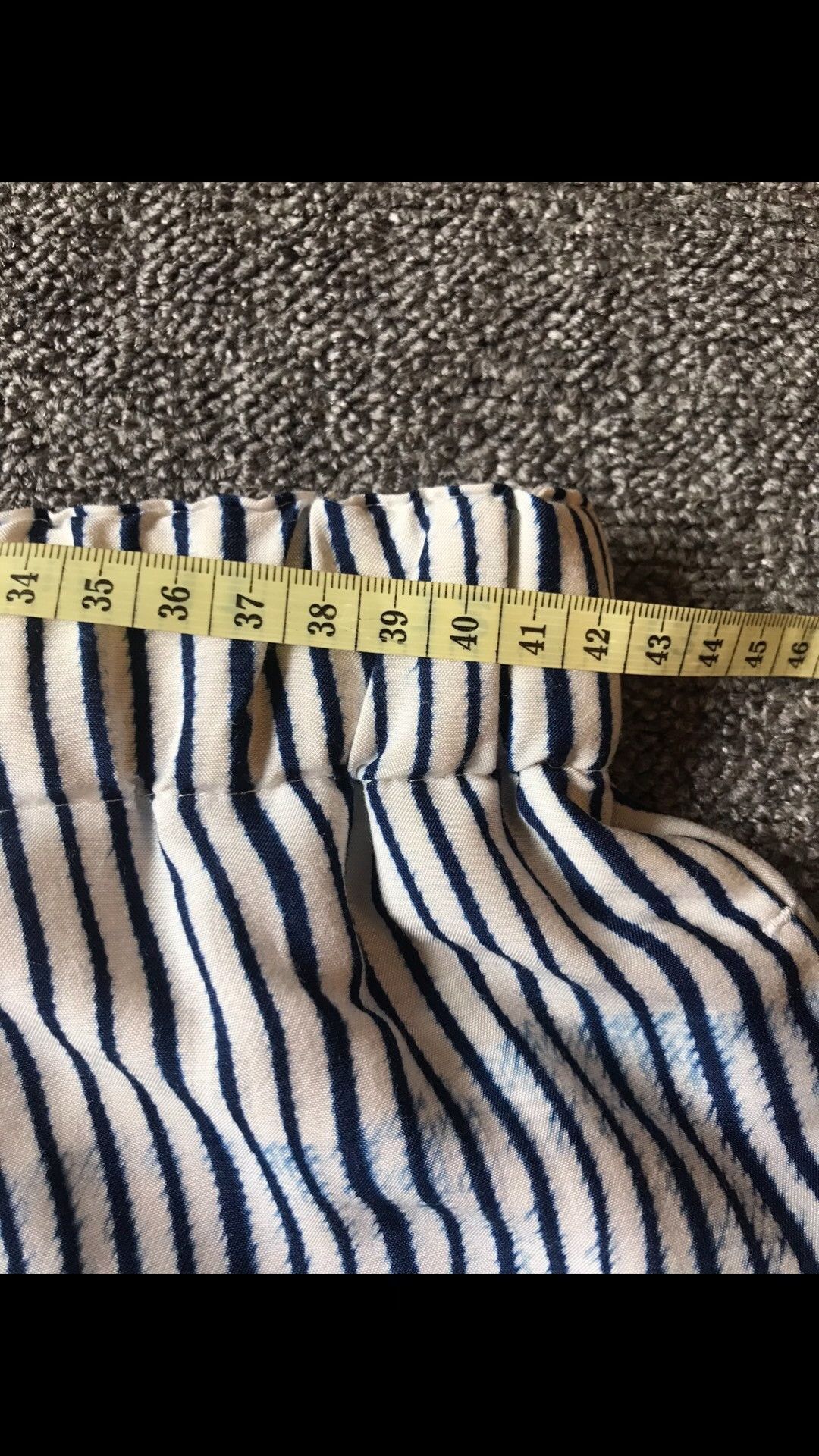 Loewe Loewe Blue White Striped Daisy Shorts Size 40" / US 18 - 5 Thumbnail