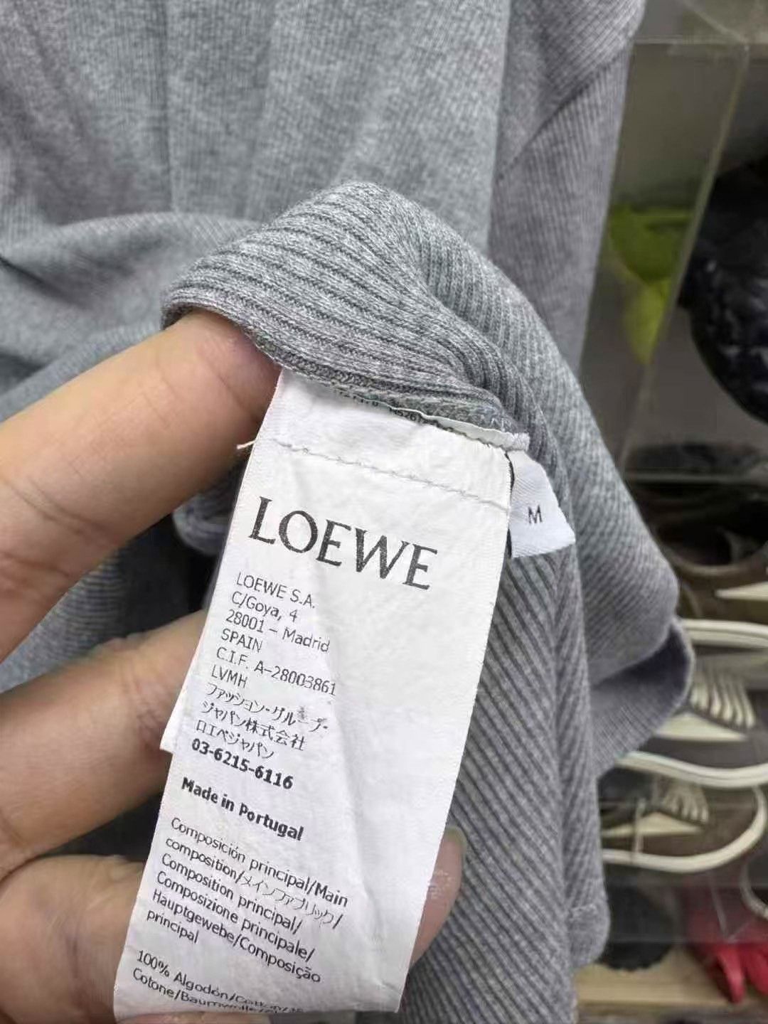 Loewe Loewe Men's Logo Long-Sleeve T-Shirt Size US M / EU 48-50 / 2 - 5 Thumbnail