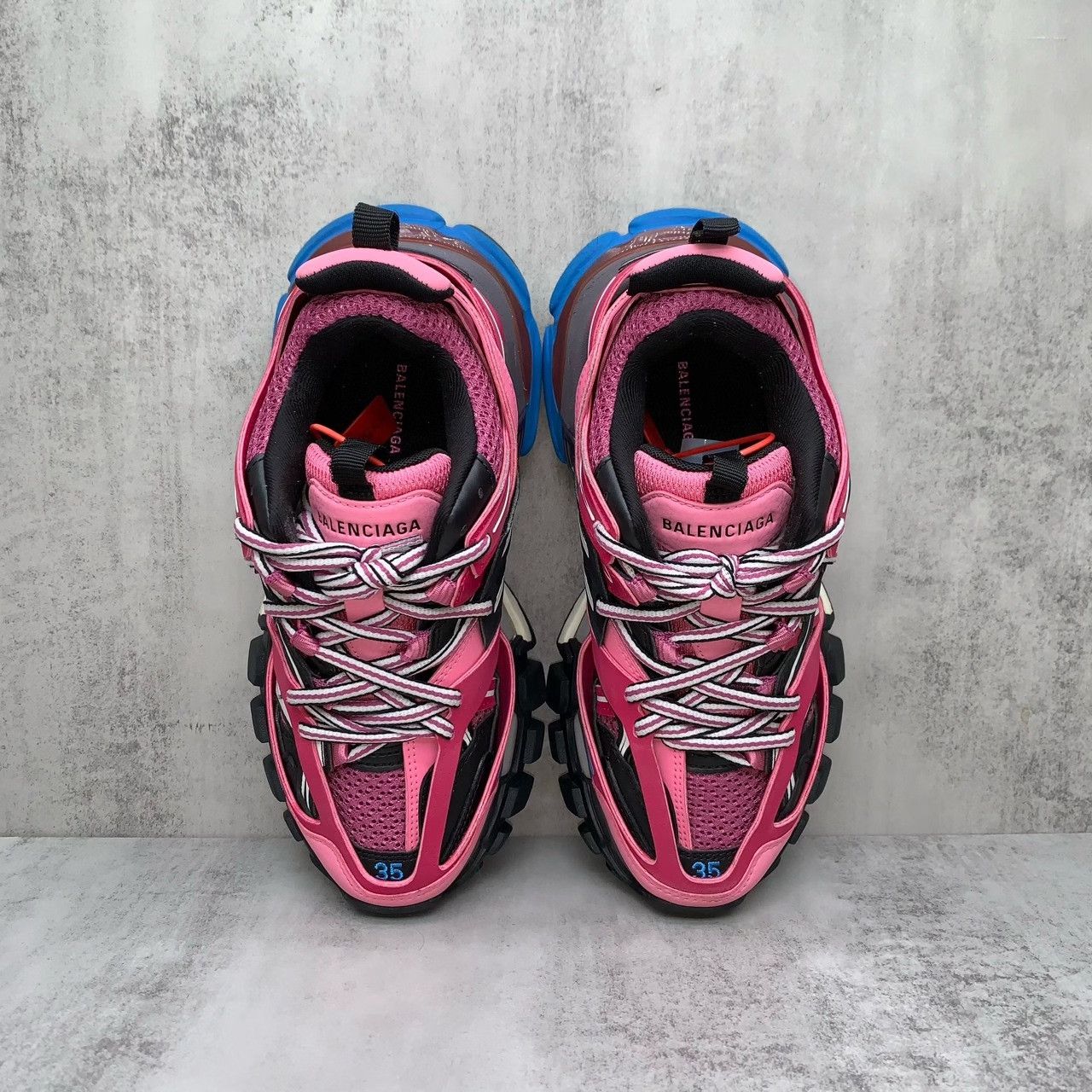 Balenciaga Balenciaga Track Pink Sneakers Size 35 Size US 4 / IT 34 - 6 Thumbnail