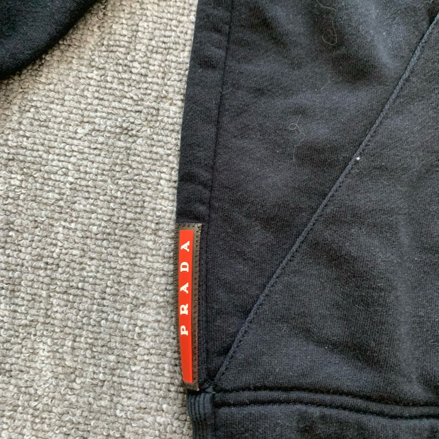Prada Prada Black Zip-Up Hooded Jacket Size US L / EU 52-54 / 3 - 6 Thumbnail