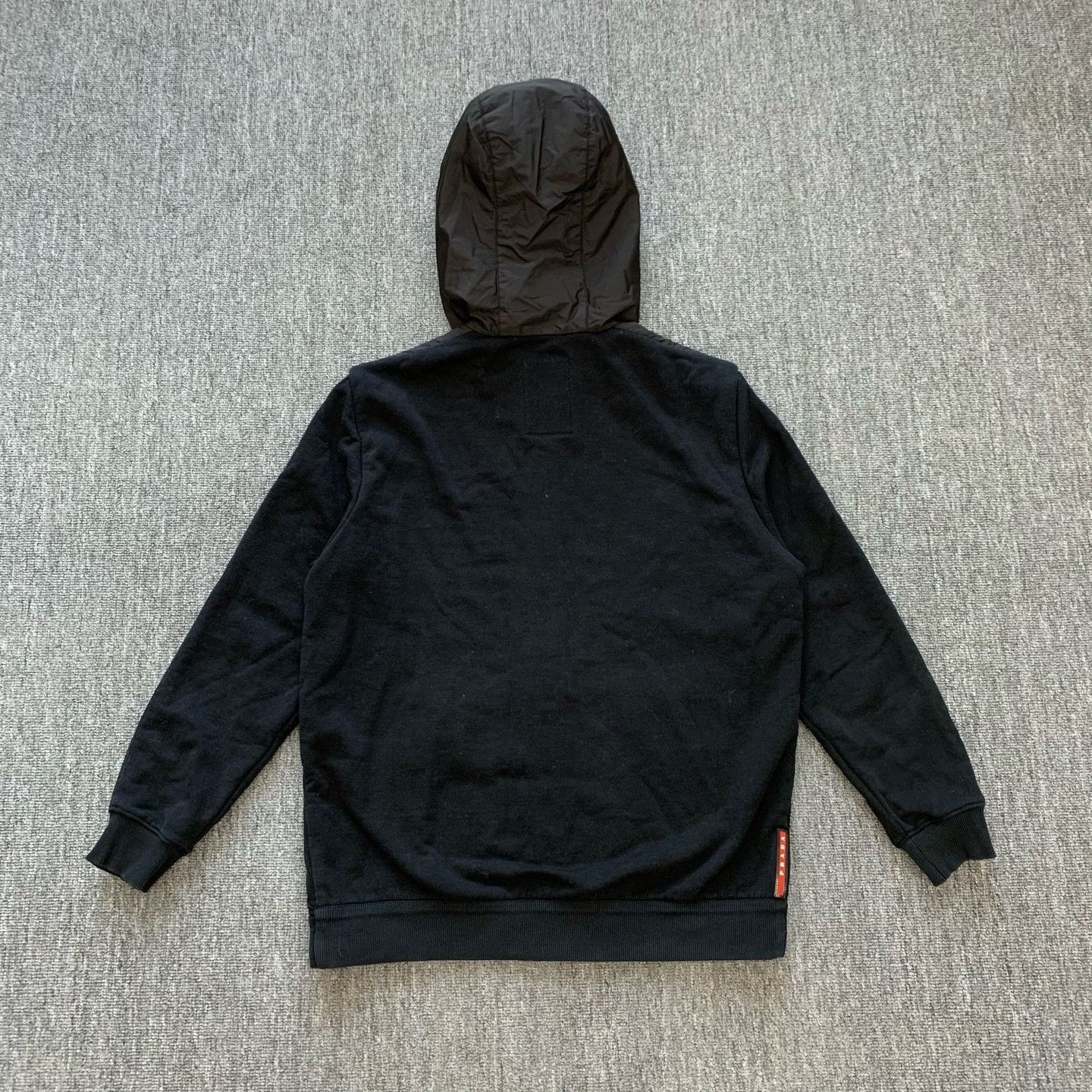 Prada Prada Black Zip-Up Hooded Jacket Size US L / EU 52-54 / 3 - 2 Thumbnail
