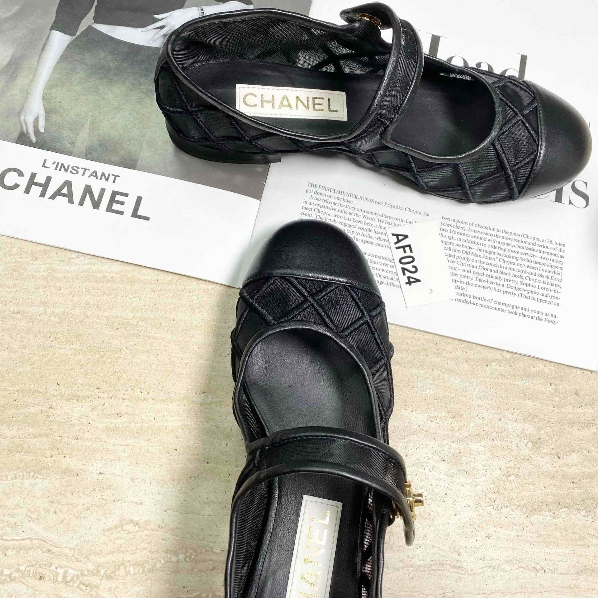Chanel CHANEL Quilted Mary Jane Flat Shoes Size US 6.5 / IT 36.5 - 4 Thumbnail