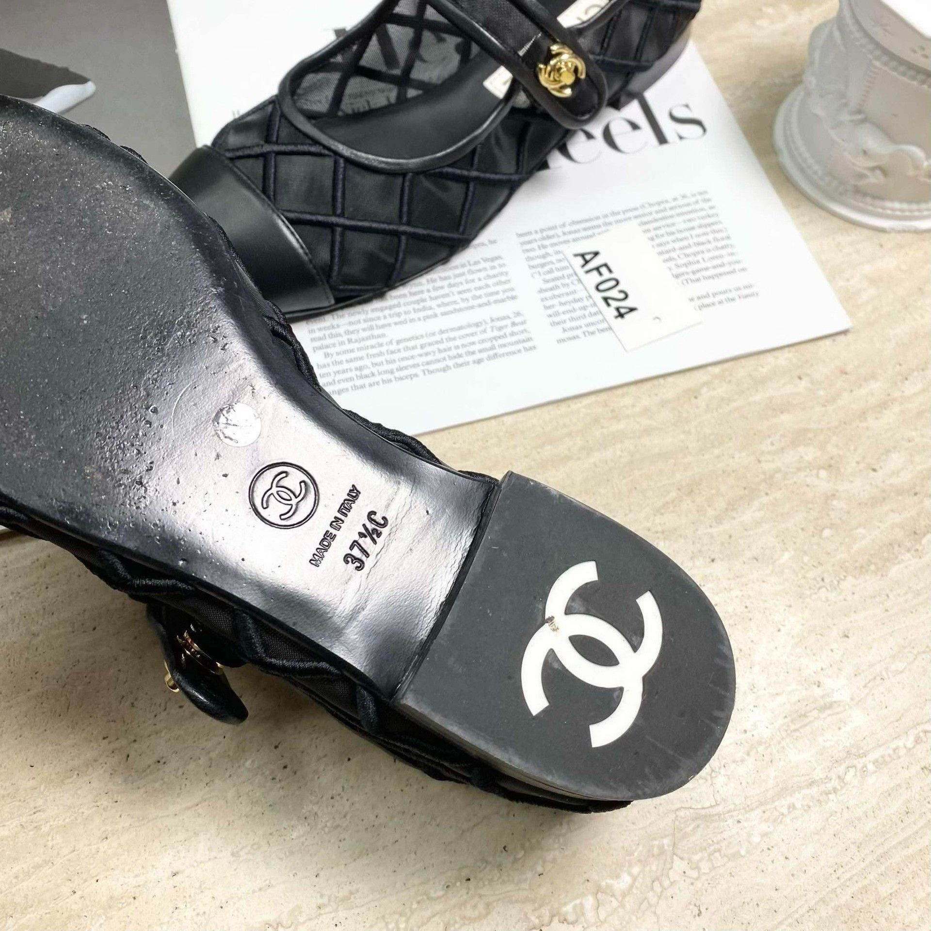 Chanel CHANEL Quilted Mary Jane Flat Shoes Size US 6.5 / IT 36.5 - 5 Thumbnail