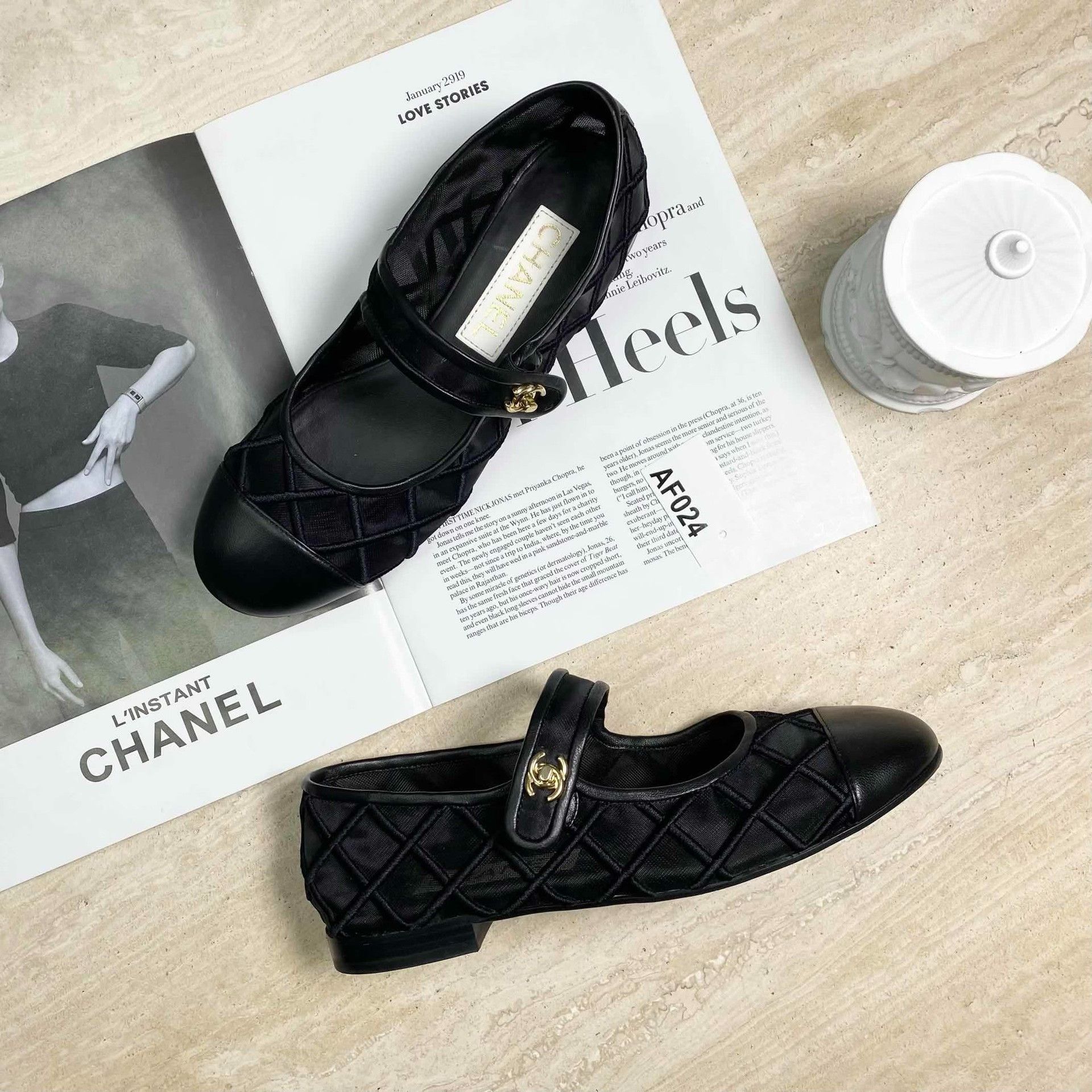 Chanel CHANEL Quilted Mary Jane Flat Shoes Size US 6.5 / IT 36.5 - 2 Thumbnail