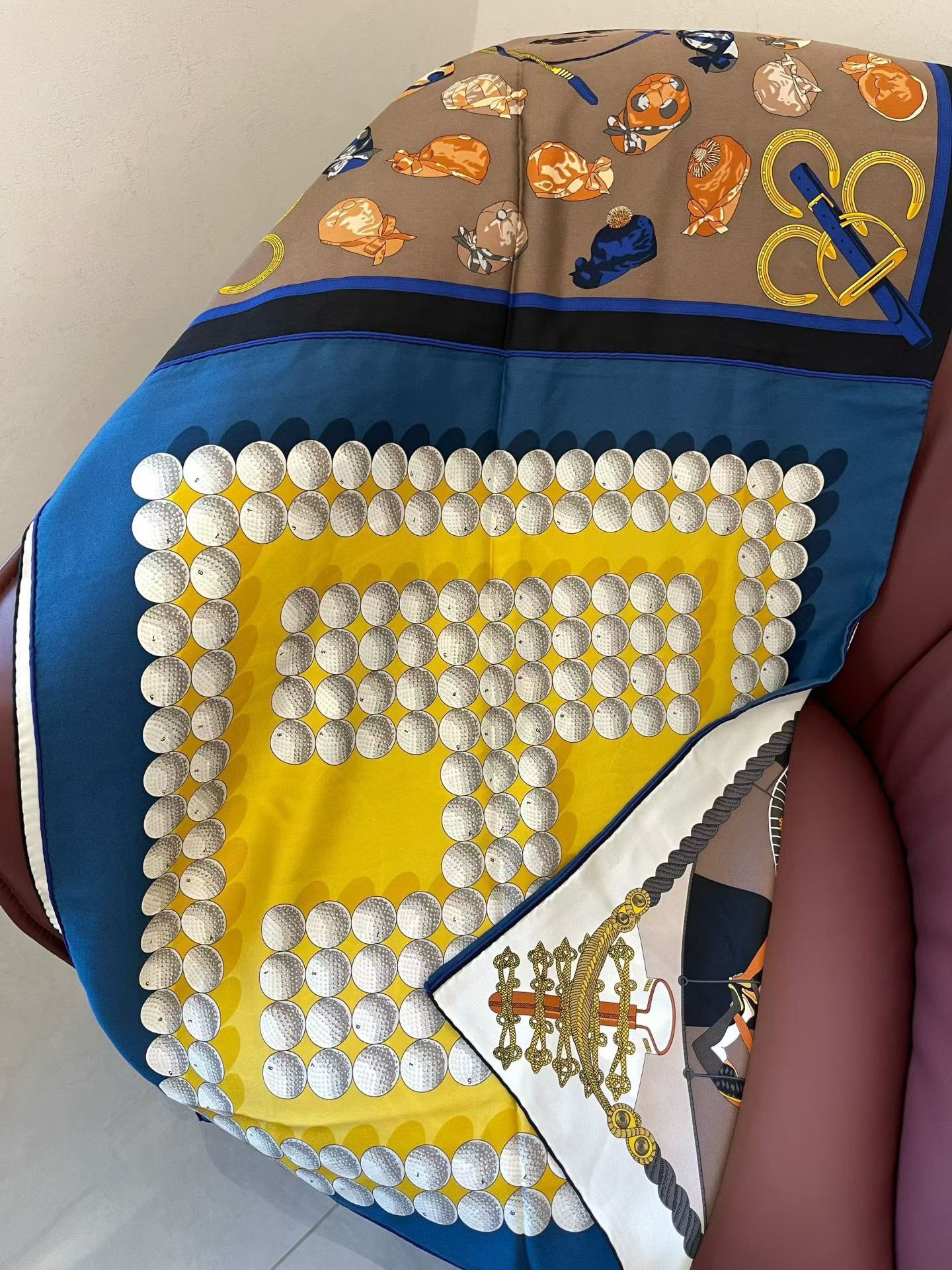 Hermes Hermes Limited Patchwork Silk Scarf Size ONE SIZE - 6 Thumbnail