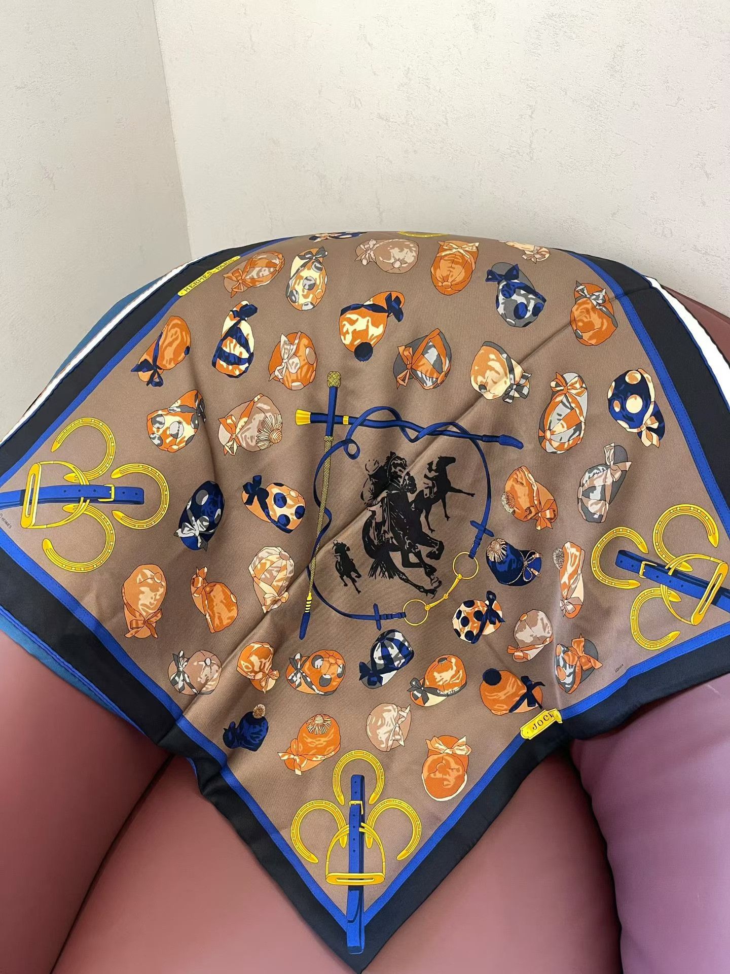 Hermes Hermes Limited Patchwork Silk Scarf Size ONE SIZE - 5 Thumbnail