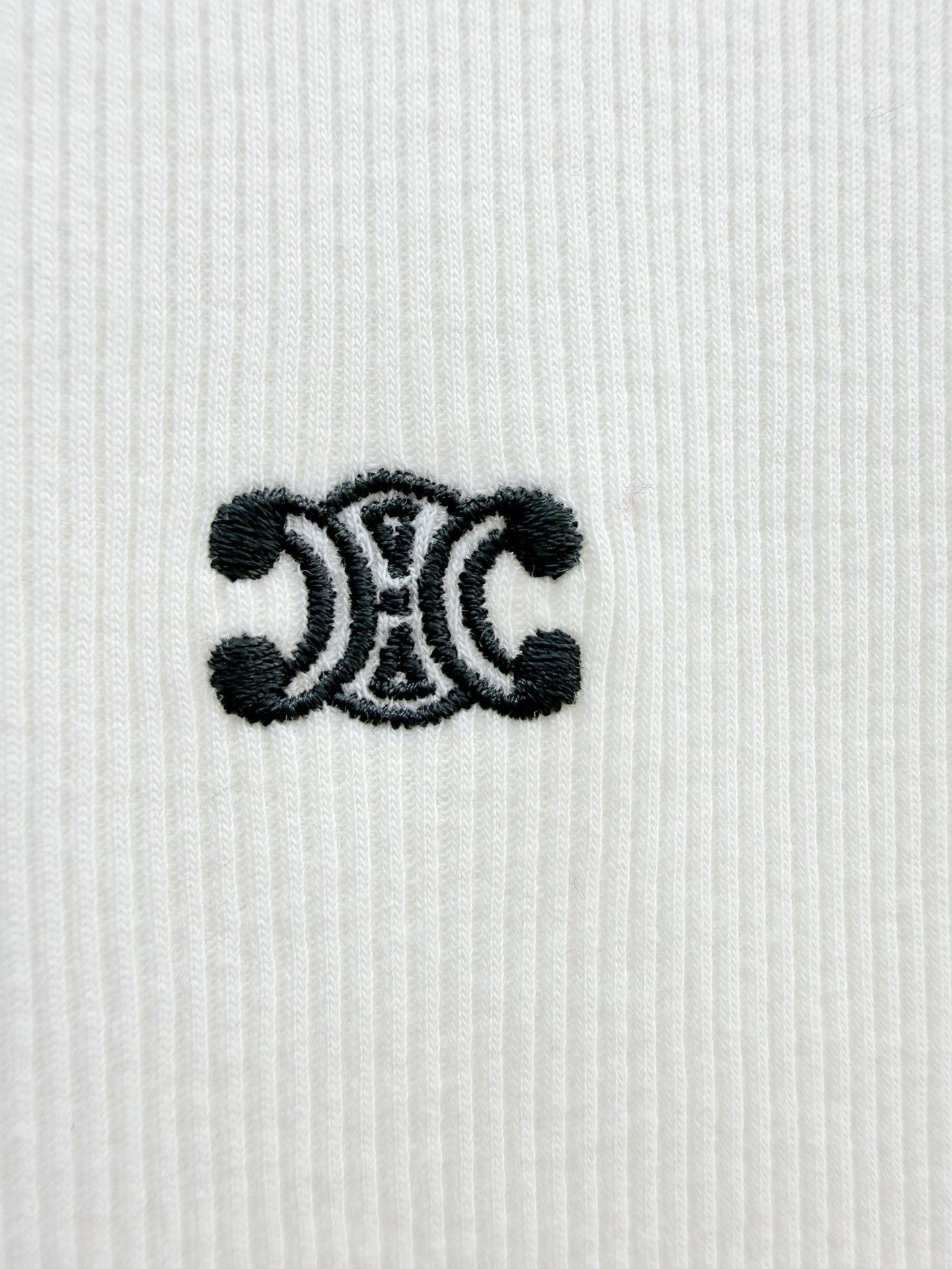 Celine Celine Triomphe Embroidery Long-Sleeve Top Size US XL / EU 56 / 4 - 2 Thumbnail