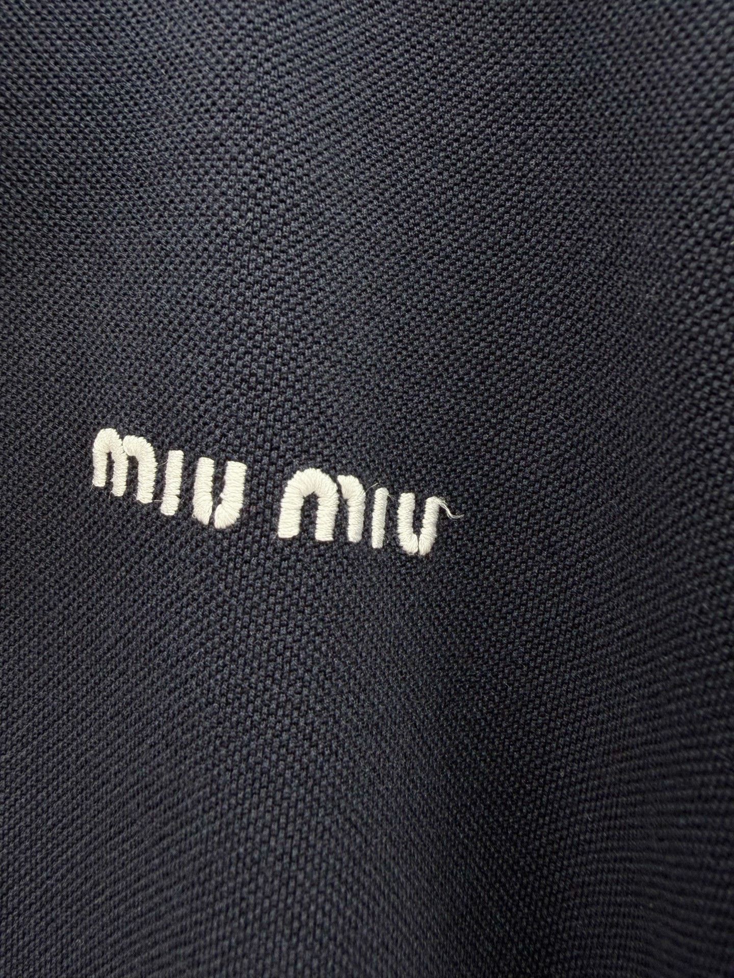 Miu Miu Miumiu New Letter Embroidery Polo Shirt Size S / US 4 / IT 40 - 4 Thumbnail
