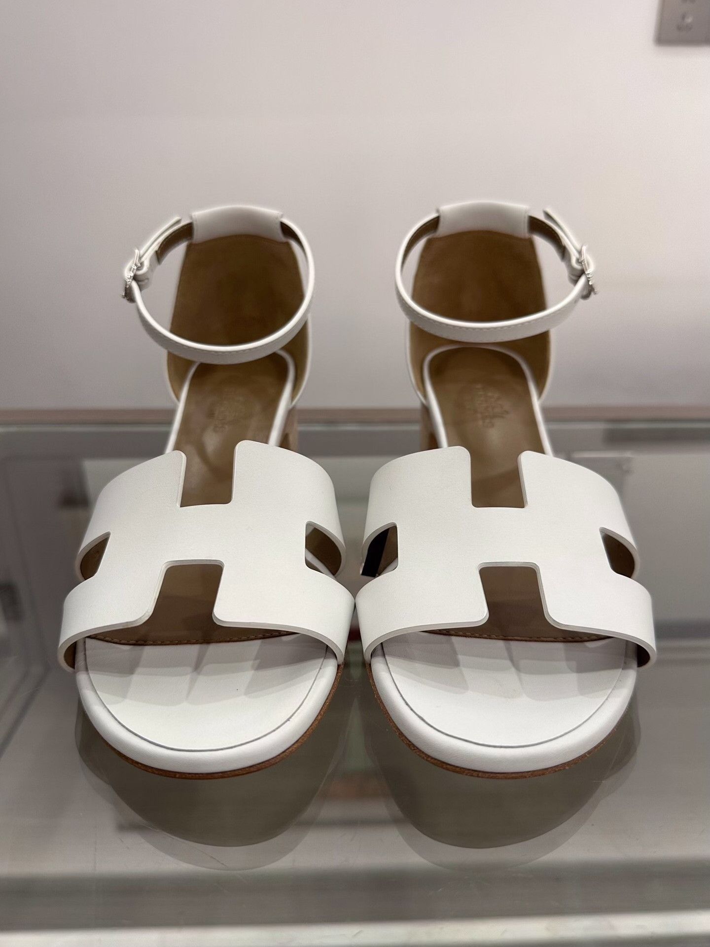 Hermes Hermes White H Logo Tower Buckle Sandals Size US 6 / IT 36 - 3 Thumbnail