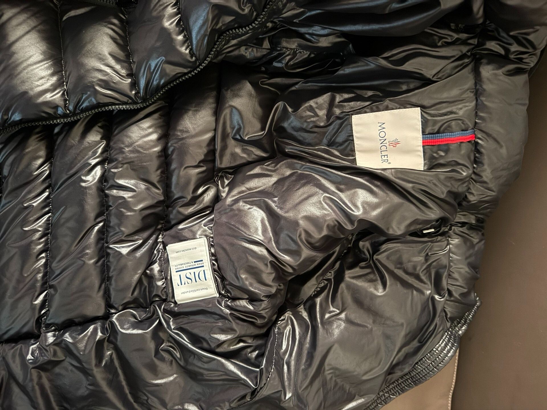 Moncler Moncler Women's Black Shiny Short Hooded Down Jacket Size L / US 10 / IT 46 - 7 Thumbnail