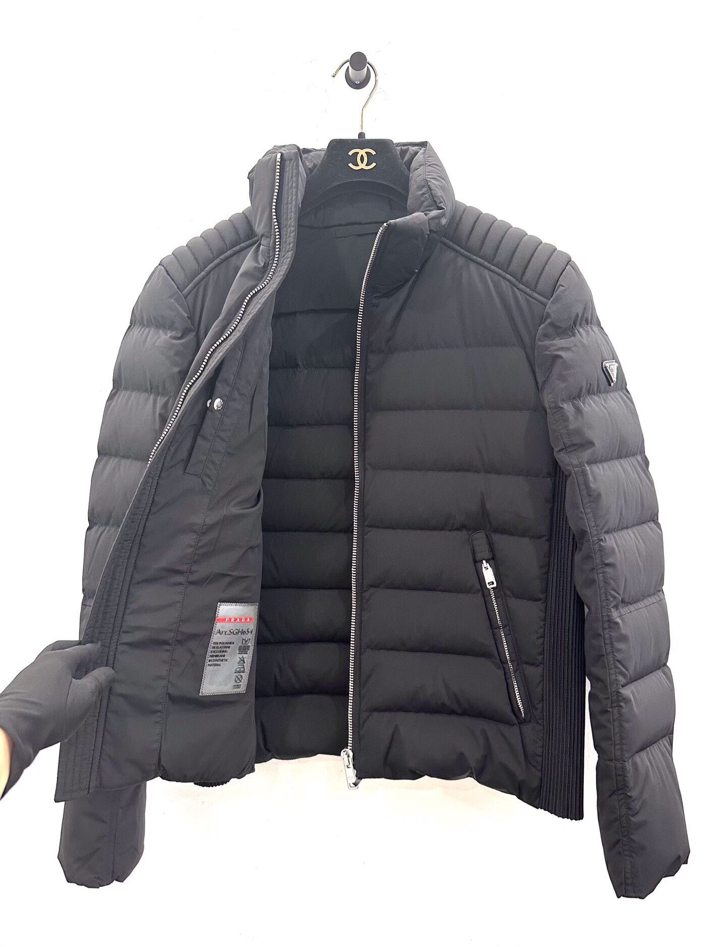 Prada Prada Men's Black Down Jacket Size US M / EU 48-50 / 2 - 3 Thumbnail