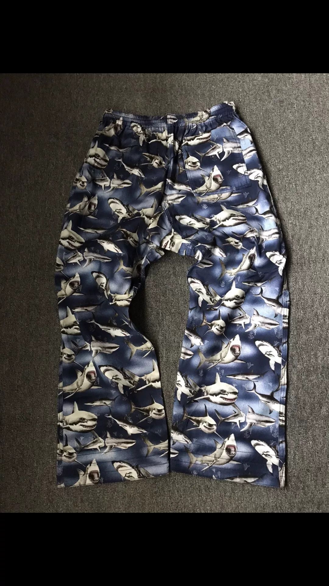 Palm Angels Palm Angels Blue Shark Casual Pants Size US 30 / EU 46 - 2 Thumbnail