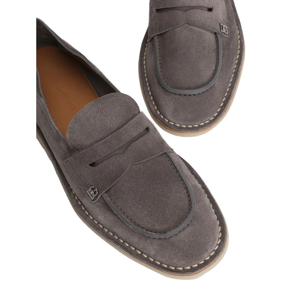 Dolce & Gabbana Dolce & Gabbana GREY Loafers Size US 8 / EU 41 - 3 Thumbnail