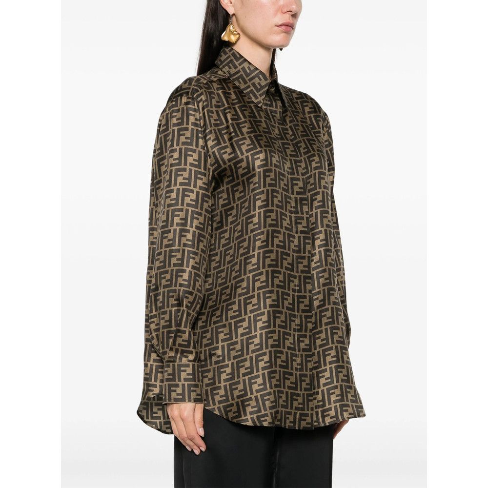 Fendi Fendi BROWN Tops - Shirts Size M / US 6-8 / IT 42-44 - 3 Thumbnail