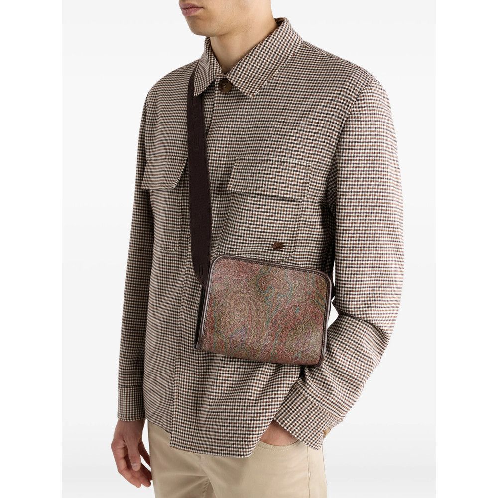 Etro Etro BROWN Messenger Bags Size ONE SIZE - 3 Thumbnail