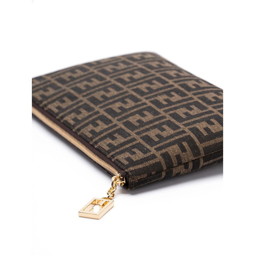 Fendi Fendi BROWN Clutch Bags Size ONE SIZE - 4 Thumbnail