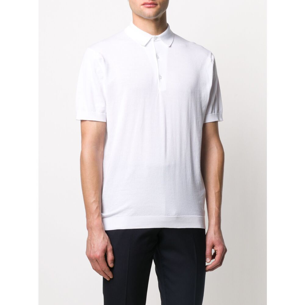 John Smedley John Smedley WHITE Polo Shirts Size US M / EU 48-50 / 2 - 4 Thumbnail