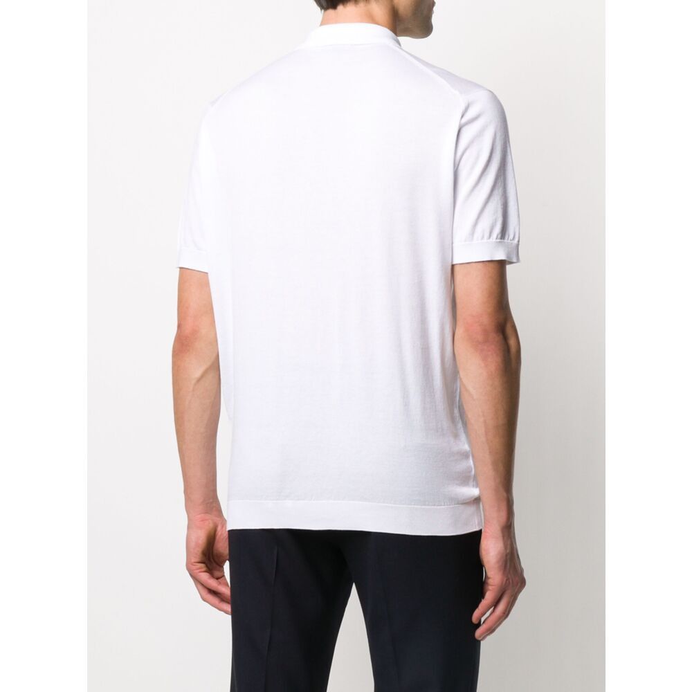 John Smedley John Smedley WHITE Polo Shirts Size US XL / EU 56 / 4 - 3 Thumbnail
