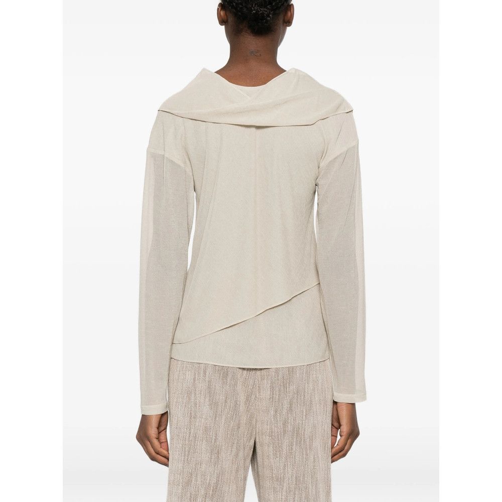 Giorgio Armani Giorgio Armani NEUTRALS Tops - Blouses Size S / US 4 / IT 40 - 2 Thumbnail