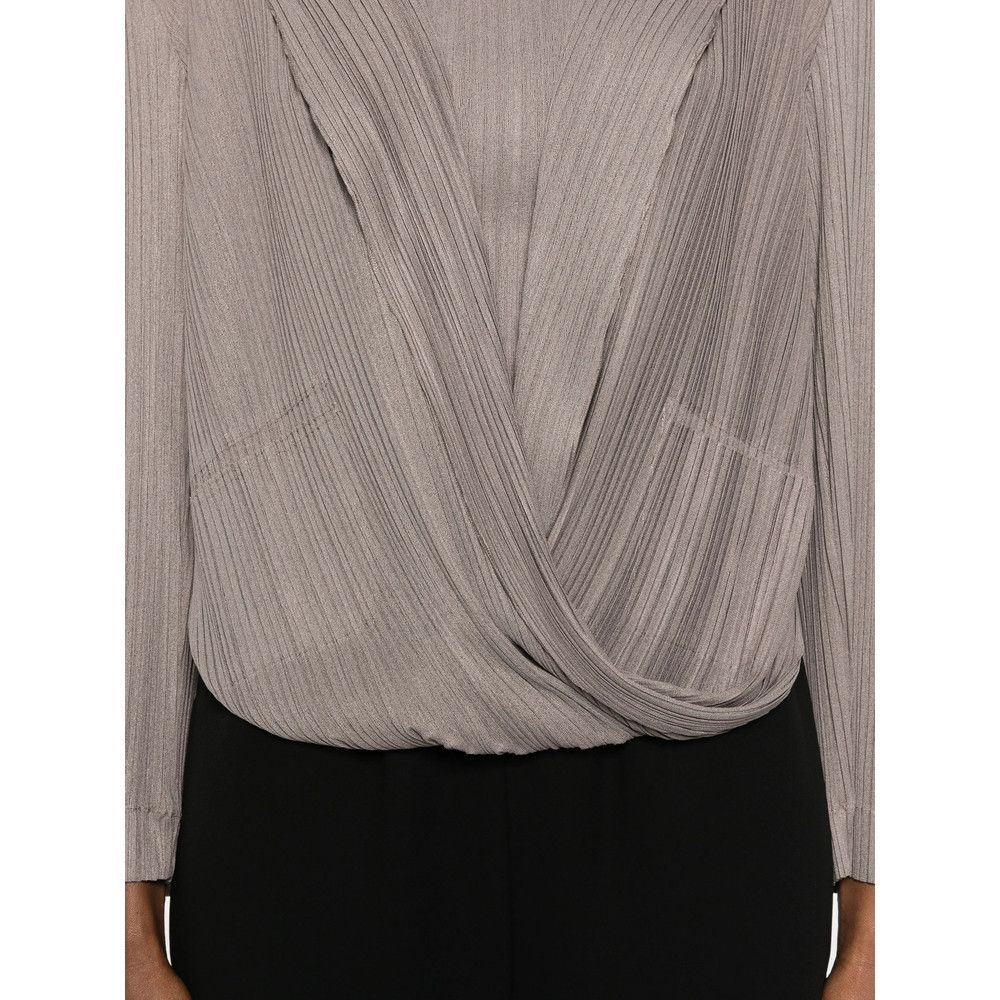 Giorgio Armani Giorgio Armani NEUTRALS Tops - Blouses Size M / US 6-8 / IT 42-44 - 2 Thumbnail