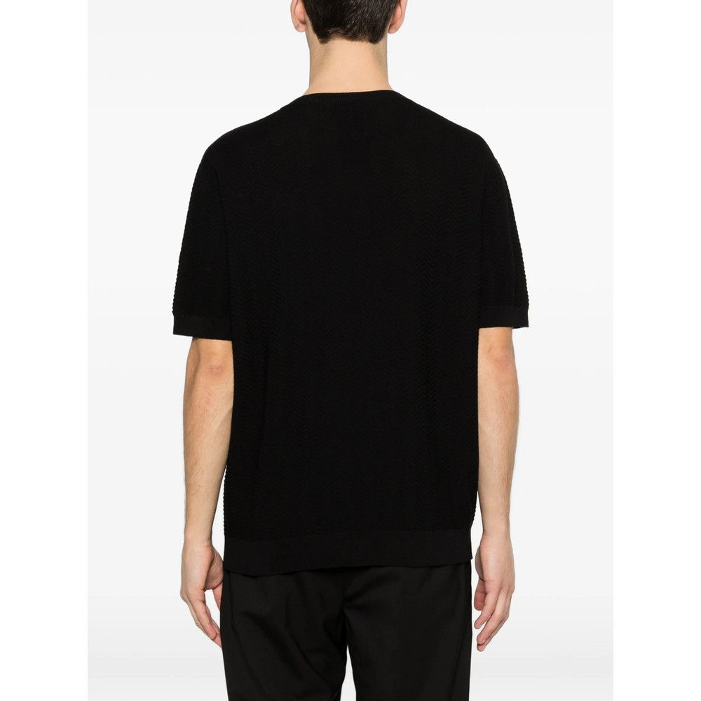 Giorgio Armani Giorgio Armani BLACK T-Shirts & Vests - T-Shirts Size US XL / EU 56 / 4 - 2 Thumbnail