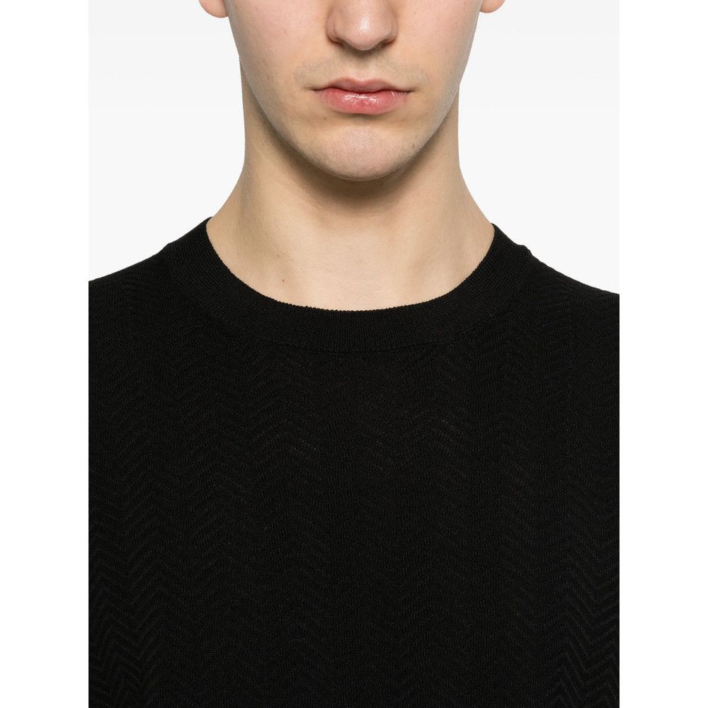 Giorgio Armani Giorgio Armani BLACK T-Shirts & Vests - T-Shirts Size US XL / EU 56 / 4 - 4 Thumbnail