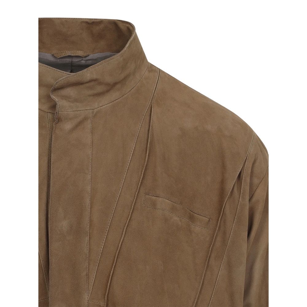 Giorgio Armani Giorgio Armani BROWN Jackets - Leather Jackets Size US L / EU 52-54 / 3 - 4 Thumbnail