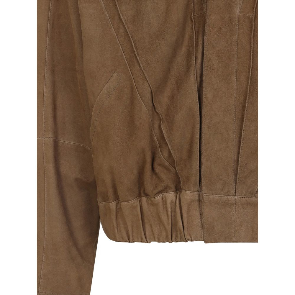 Giorgio Armani Giorgio Armani BROWN Jackets - Leather Jackets Size US L / EU 52-54 / 3 - 2 Thumbnail