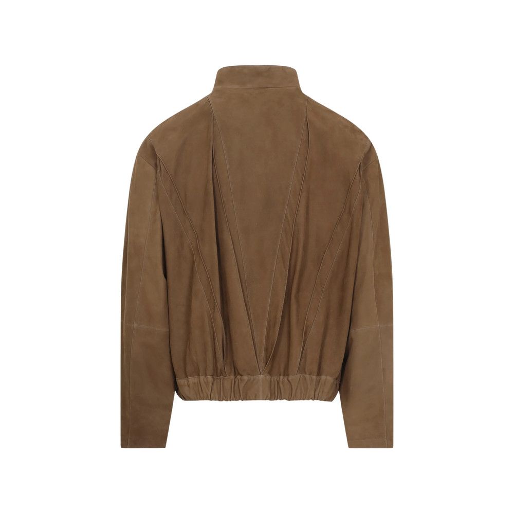 Giorgio Armani Giorgio Armani BROWN Jackets - Leather Jackets Size US L / EU 52-54 / 3 - 3 Thumbnail
